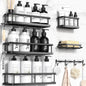 Rustproof Shower Caddy Set – 6 Pack