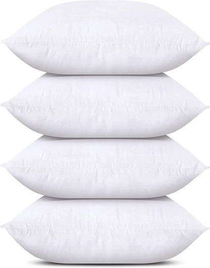 Classic White Throw Pillows
