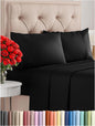 Premium Full Size 4-Piece Sheet Set – Ultra-Soft, Cooling & Wrinkle-Free Bedding with Deep Pockets
