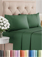 Premium Full Size 4-Piece Sheet Set – Ultra-Soft, Cooling & Wrinkle-Free Bedding with Deep Pockets
