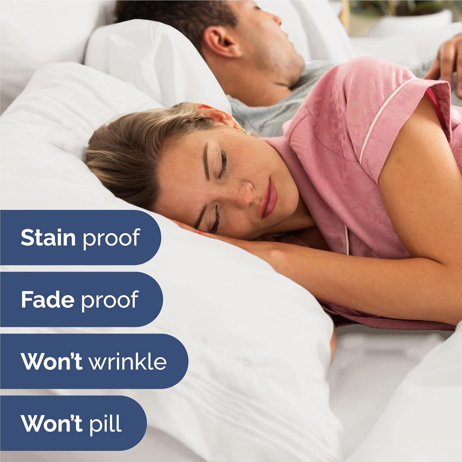 Premium Full Size 4-Piece Sheet Set – Ultra-Soft, Cooling & Wrinkle-Free Bedding with Deep Pockets
