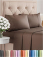 Premium Full Size 4-Piece Sheet Set – Ultra-Soft, Cooling & Wrinkle-Free Bedding with Deep Pockets