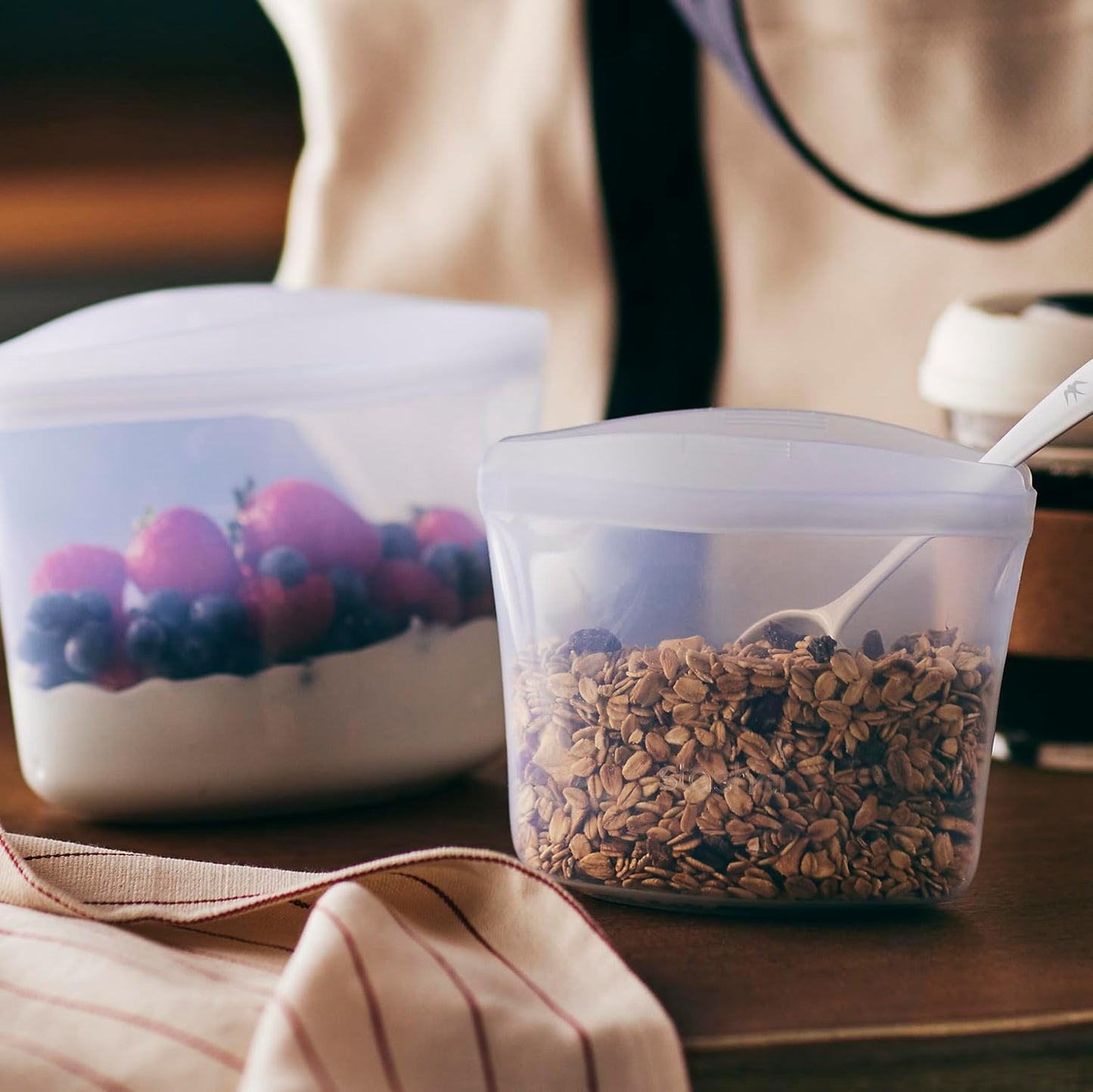 Premium Silicone Reusable Food Bags