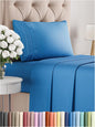 Premium Full Size 4-Piece Sheet Set – Ultra-Soft, Cooling & Wrinkle-Free Bedding with Deep Pockets