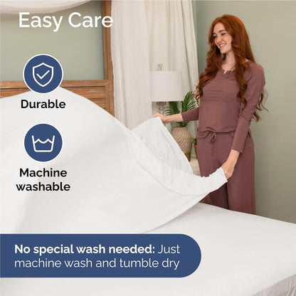 Premium Full Size 4-Piece Sheet Set – Ultra-Soft, Cooling & Wrinkle-Free Bedding with Deep Pockets