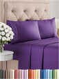 Premium Full Size 4-Piece Sheet Set – Ultra-Soft, Cooling & Wrinkle-Free Bedding with Deep Pockets