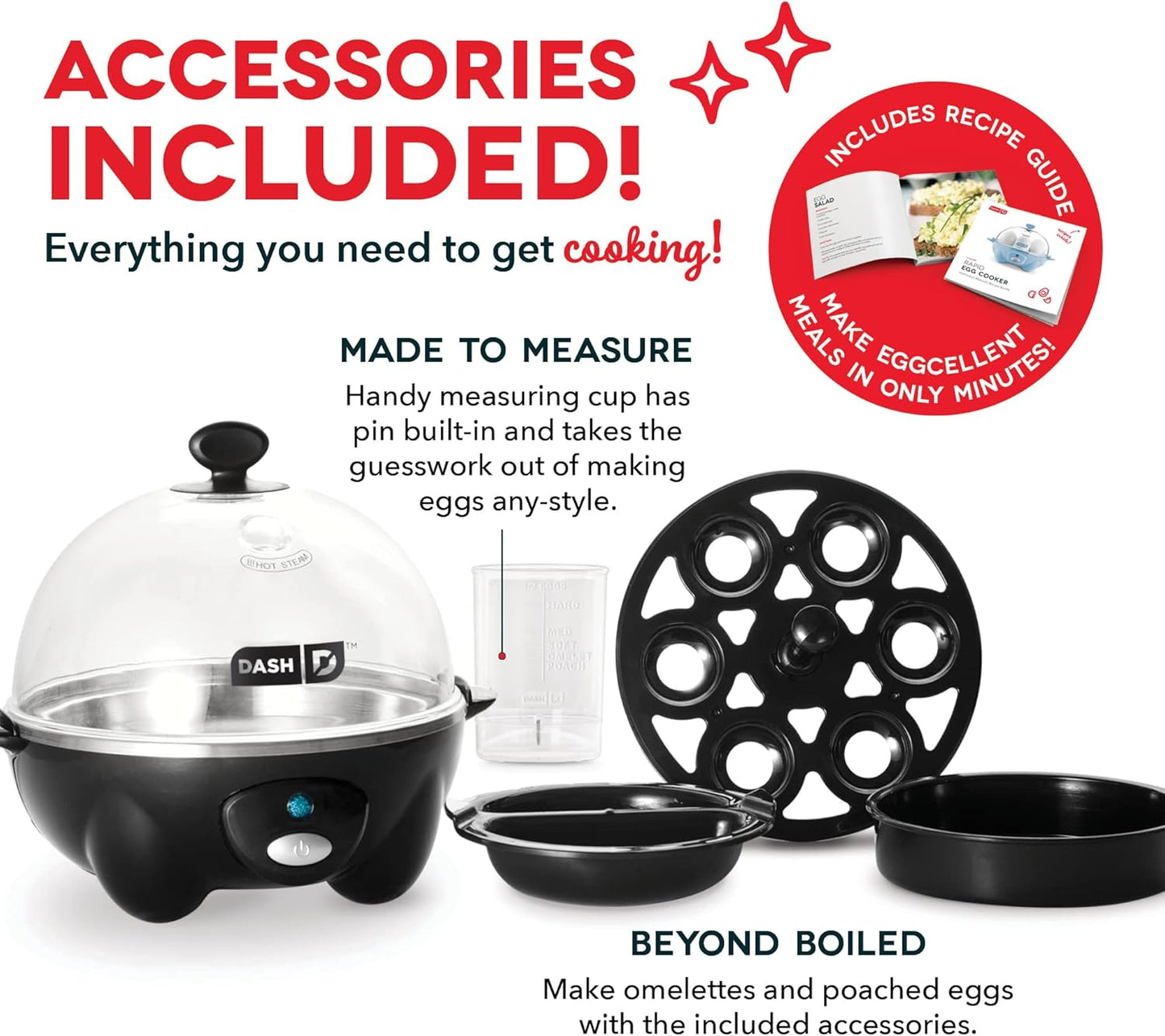 Rapid Egg Cooker with Auto Shut-Off