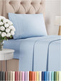 Premium Full Size 4-Piece Sheet Set – Ultra-Soft, Cooling & Wrinkle-Free Bedding with Deep Pockets
