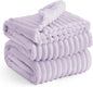 Gentlesoft White Fleece Throw Blanket