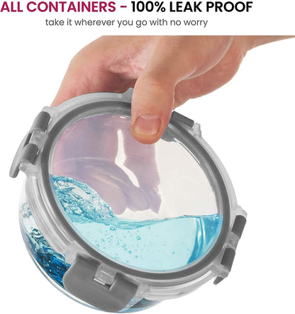 Refined Glass Containers — Freshness Preserved, Effortlessly Secure