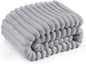 Gentlesoft White Fleece Throw Blanket