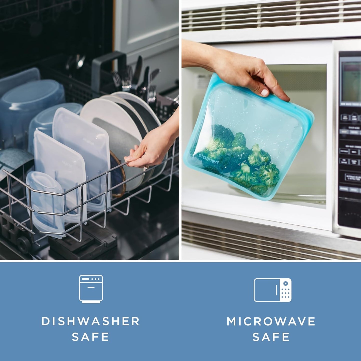 Premium Silicone Reusable Food Bags