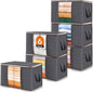 Foldable Clothes Storage Bags with Clear Window 