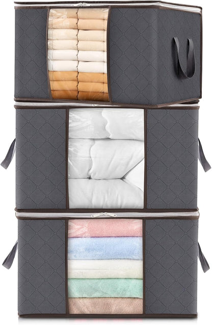 Foldable Clothes Storage Bags with Clear Window 