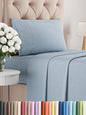 Premium Full Size 4-Piece Sheet Set – Ultra-Soft, Cooling & Wrinkle-Free Bedding with Deep Pockets