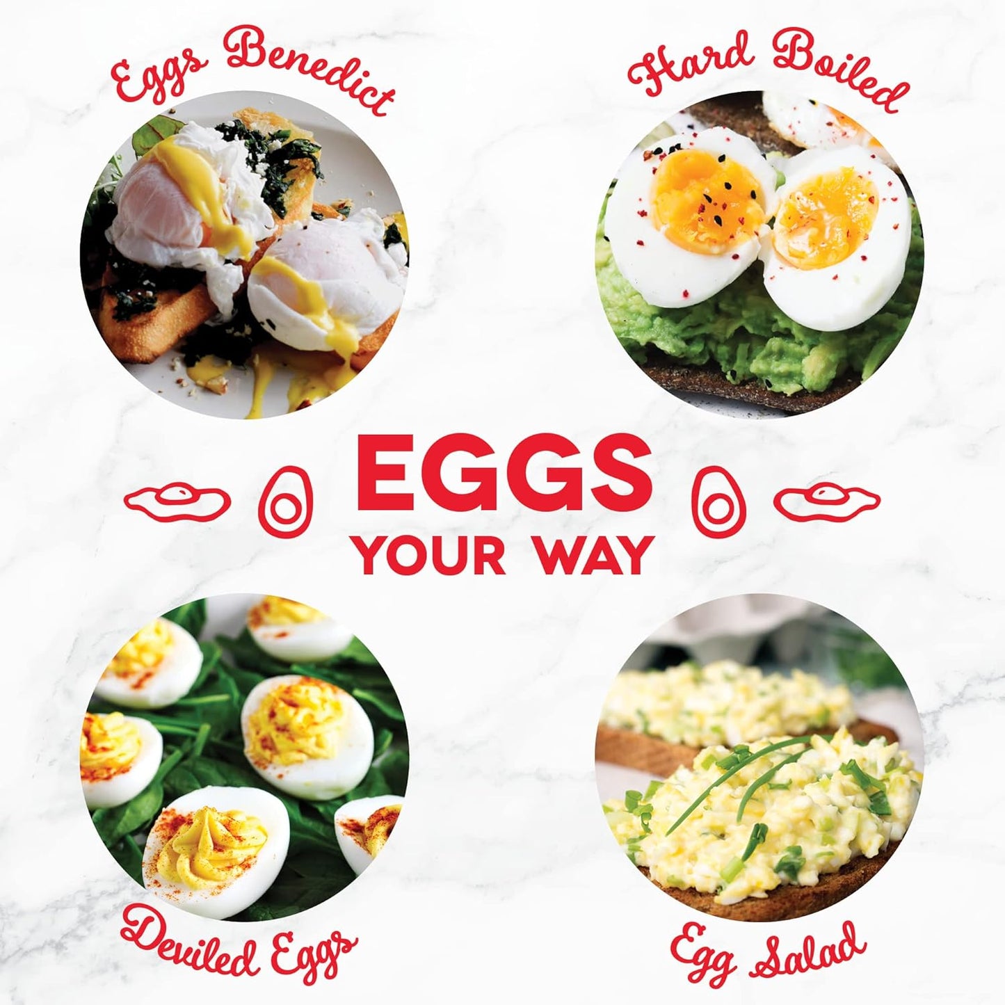 Rapid Egg Cooker with Auto Shut-Off