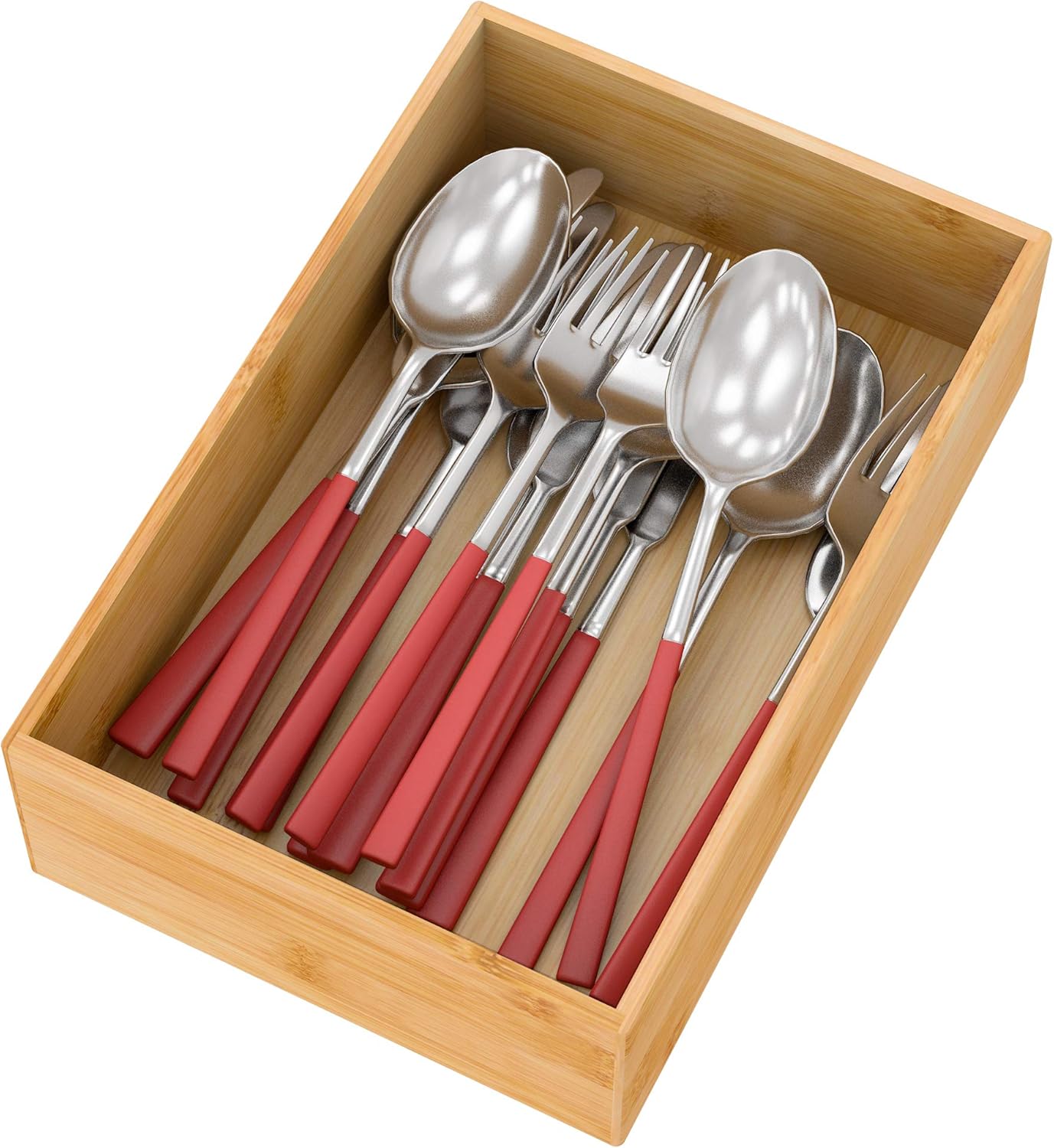 Bamboo Vanity Tray Organizer