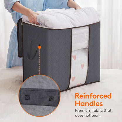 Foldable Clothes Storage Bags with Clear Window 