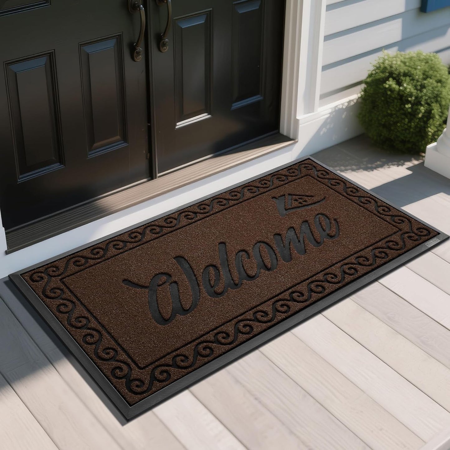 Heavy Duty Welcome Mat for Indoor & Outdoor Use