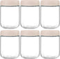 Glass Oats Containers – 16oz, 6 Pack