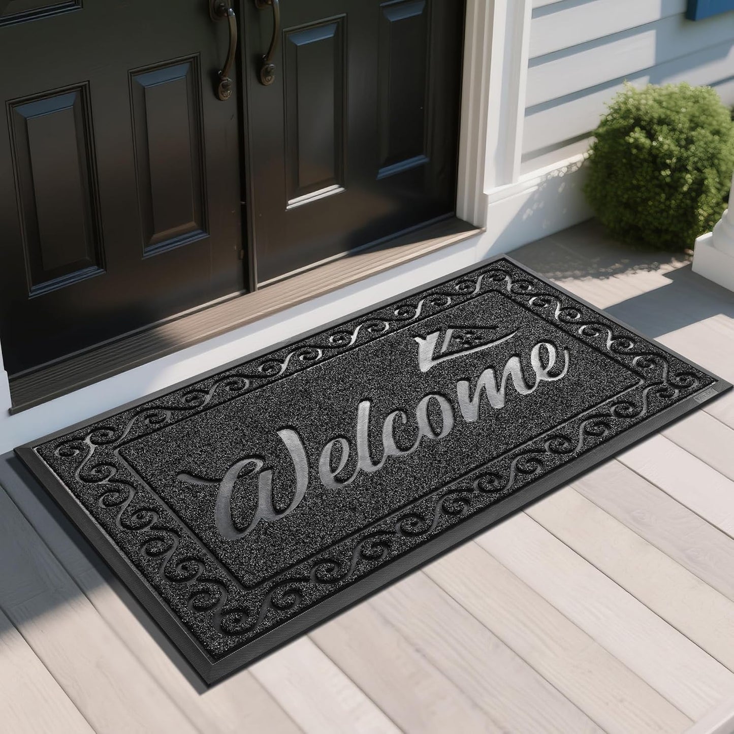 Heavy Duty Welcome Mat for Indoor & Outdoor Use