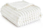 Gentlesoft White Fleece Throw Blanket