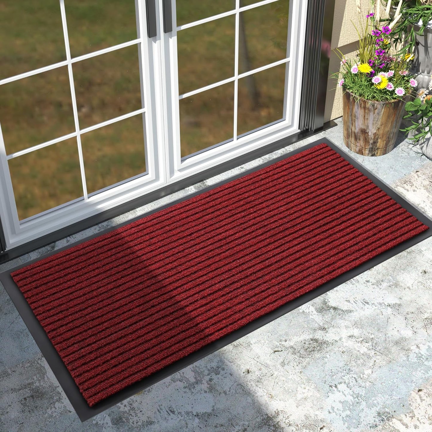 Heavy Duty Welcome Mat for Indoor & Outdoor Use