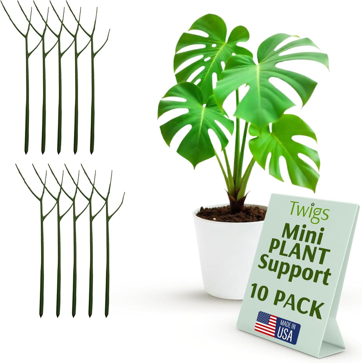 Stackable Monstera Plant Support Stakes