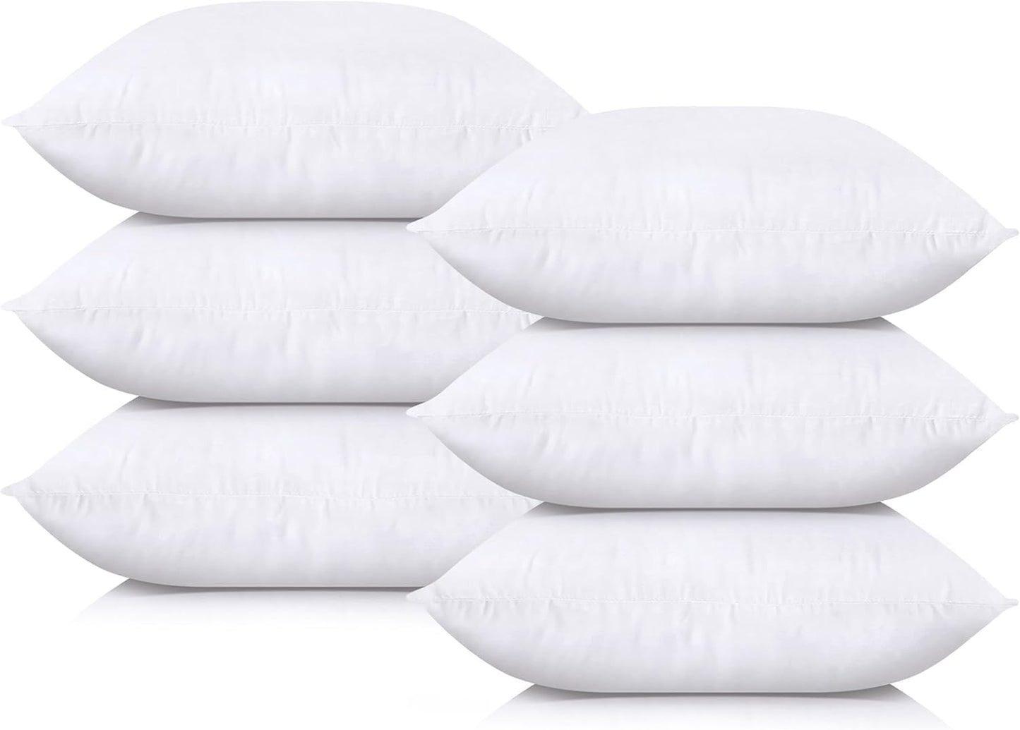 Classic White Throw Pillows