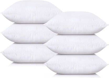 Classic White Throw Pillows