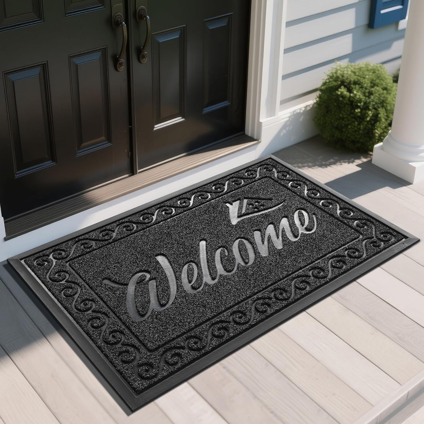 Heavy Duty Welcome Mat for Indoor & Outdoor Use