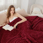 Gentlesoft White Fleece Throw Blanket