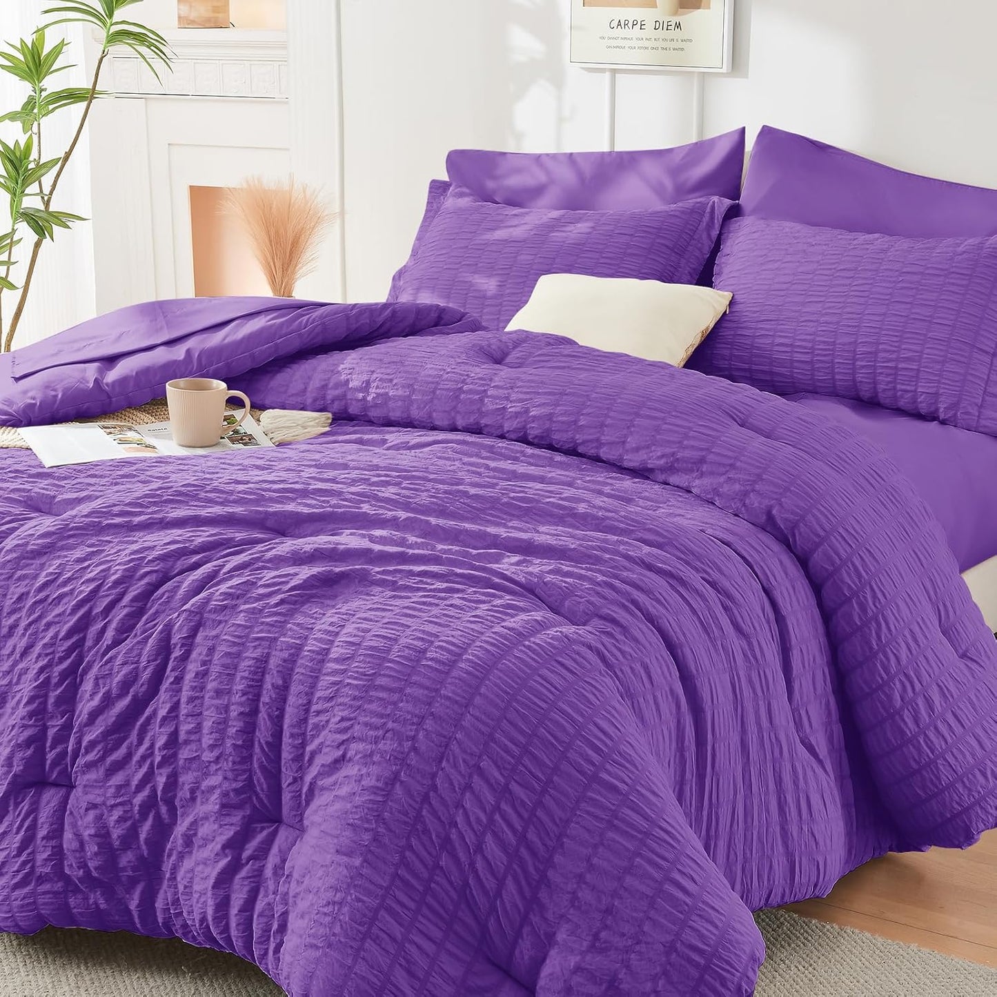 Seersucker Comforter Set – Full Size