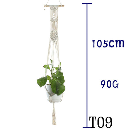 Handwoven Cotton Plant Hanger