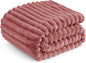 Gentlesoft White Fleece Throw Blanket