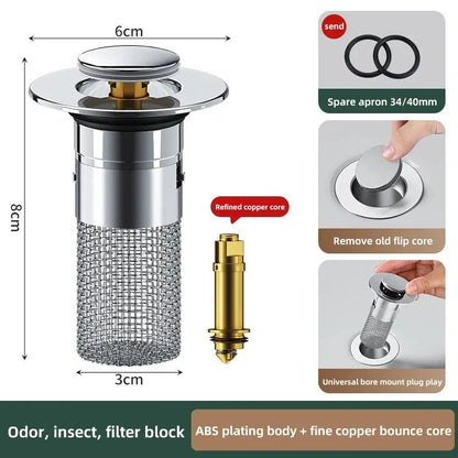 Stainless Steel Sink Drain Plug
