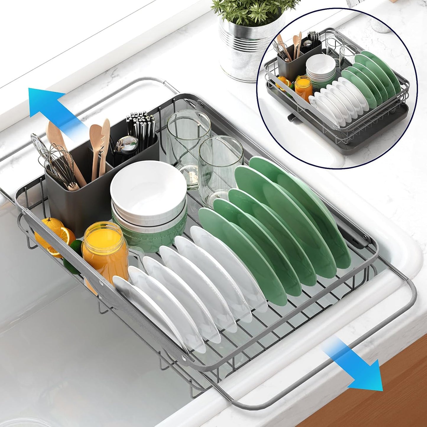 Stainless Steel Dish Drying Rack