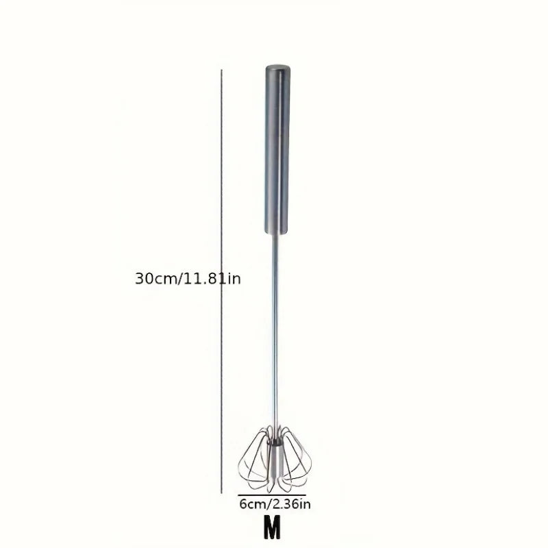 Semi-Automatic Stainless Steel Egg Beater