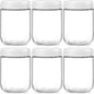Glass Oats Containers – 16oz, 6 Pack