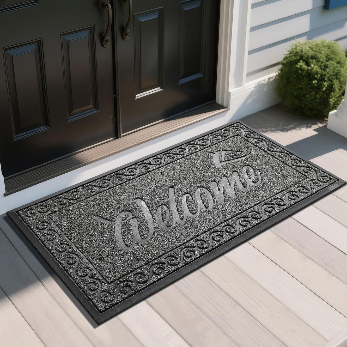 Heavy Duty Welcome Mat for Indoor & Outdoor Use