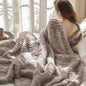 Gentlesoft White Fleece Throw Blanket
