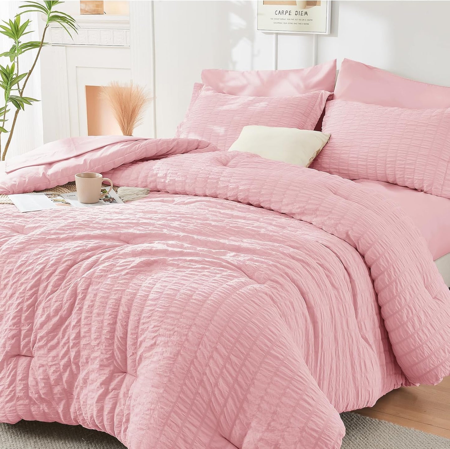 Seersucker Comforter Set – Full Size