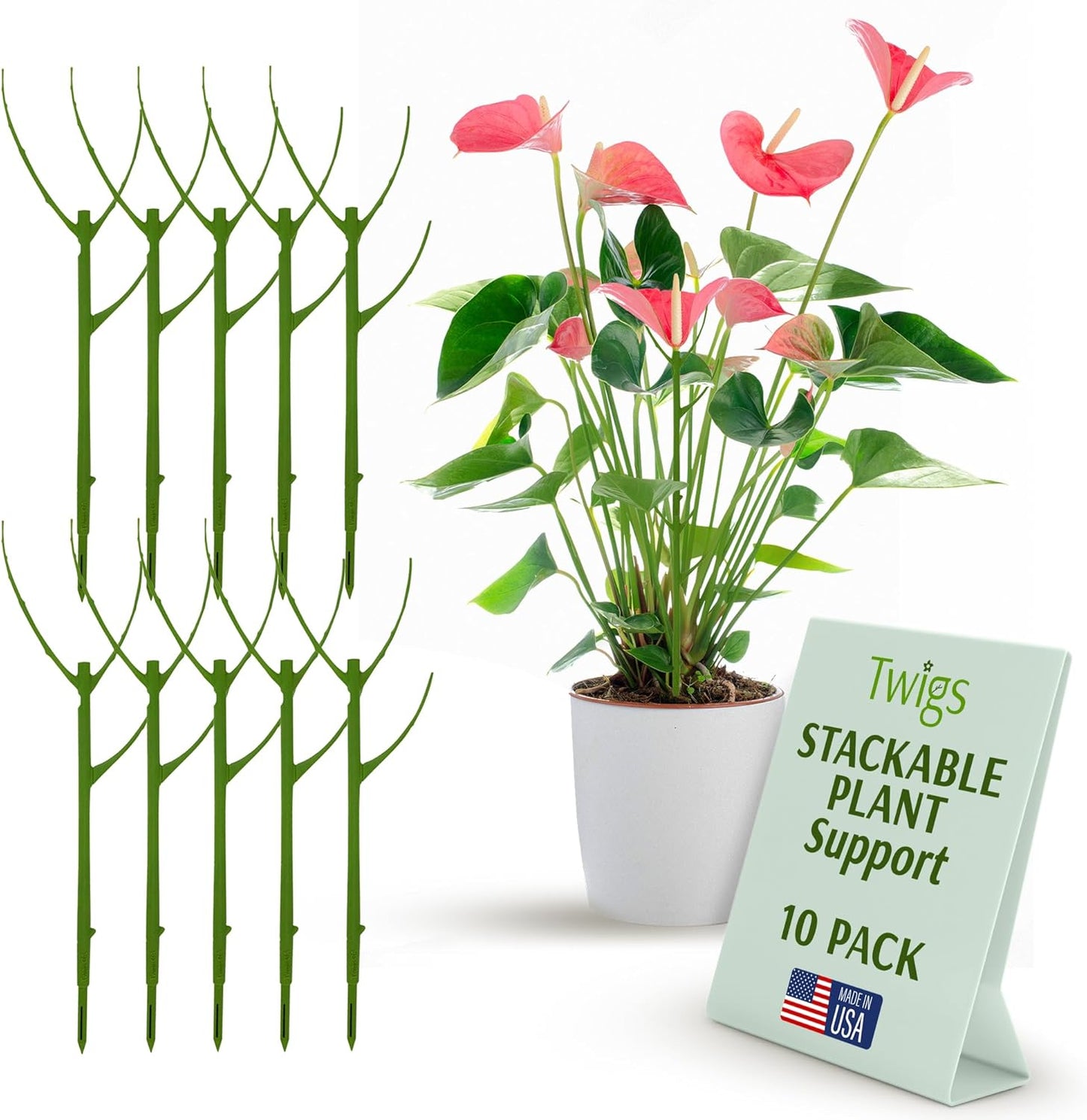 Stackable Monstera Plant Support Stakes