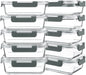Glass Meal Prep Containers – 30oz, 10 Pack