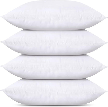 Classic White Throw Pillows