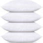 Classic White Throw Pillows