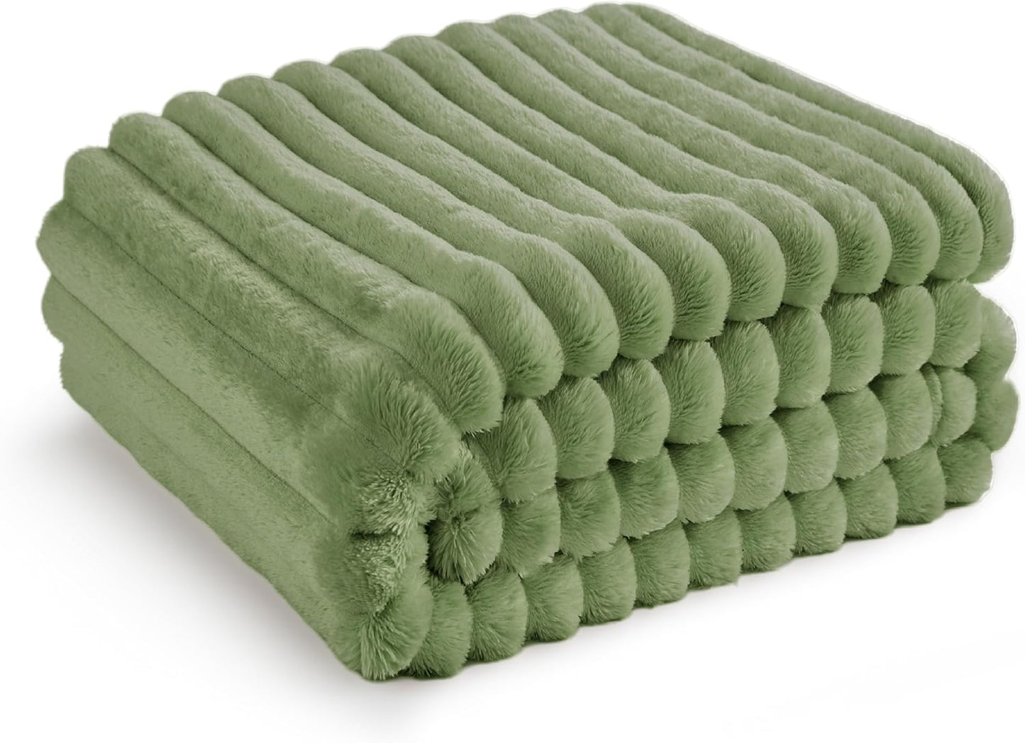 Gentlesoft White Fleece Throw Blanket