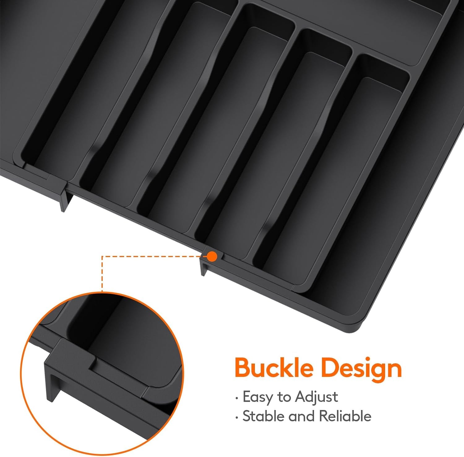 Expandable Silverware Drawer Organizer