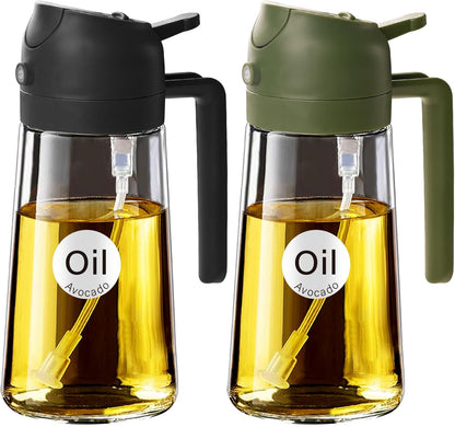 16oz Glass Olive Oil Sprayer & Dispenser