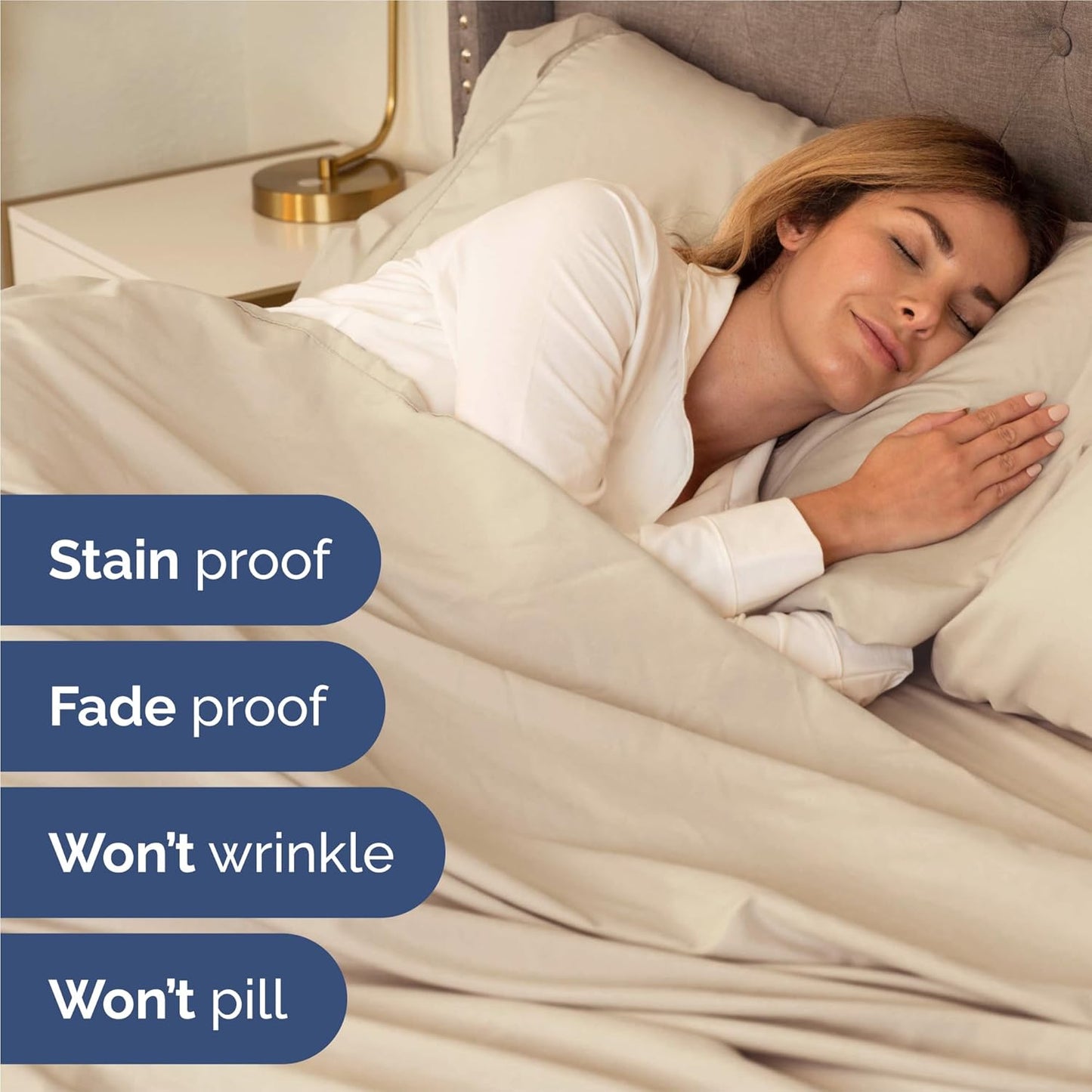 Premium 6-Piece King Sheet Set – Extra Deep Pockets, Cooling Comfort & Wrinkle-Free Softness